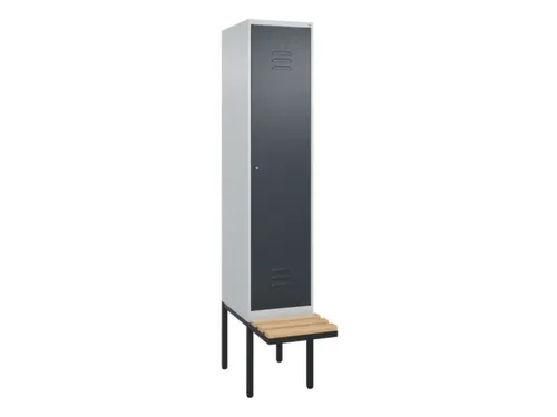 locker met bank,HxBxD 2120x400x815mm,1vak,vak B 400mm,cil.-slot