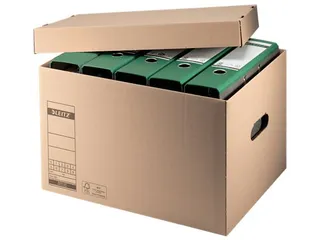 Transportdoos Leitz Premium 335x280x440mm bruin - 4