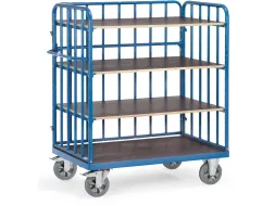 Etagewagens 18213-1 1200kg 1200x800mm Ral5007 4 Etages Watervast