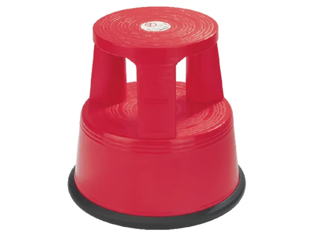 Opstapkruk Desq 420mm kunststof rood