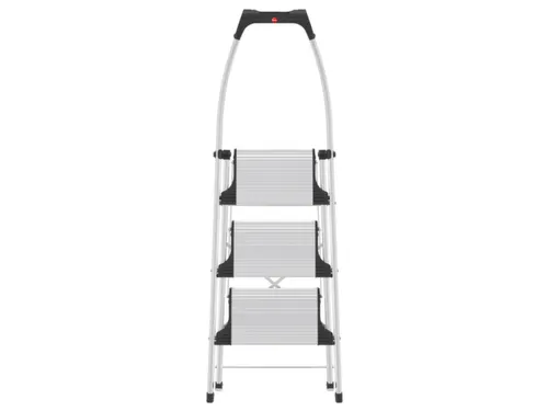vouwtrapje bordes H 740mm 3treden aluminium