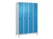 locker voor scheiding van kleding,HxBxD 1950x1200x500mm,4vak