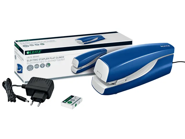 Agrafeuse électrique Leitz NeXXt 5533 Bleu 20 feuilles