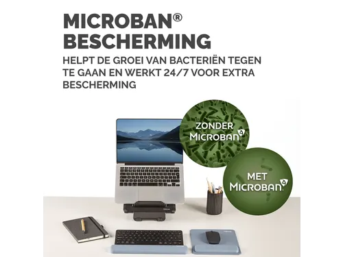 Polssteun Fellowes Breyta compact blauw 6x32cm
