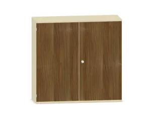 kantoorkast,HxBxD 1150x1200x430mm,decor romp esdoorn,decor front noten - 2