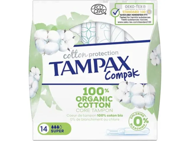 Cotton Super tampons, pak van 14 stuks