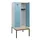 locker met bank,HxBxD 1950x800x815mm,2vak,vak B 400mm,cilinderslot