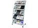 Mobile Display DD5GM verrijdbare folderhouder voor 15 A4-posities