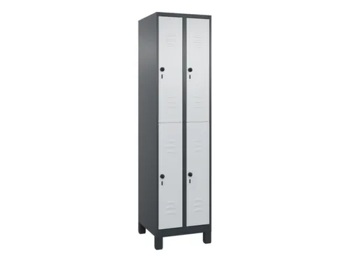 dubbeldekse locker,HxBxD 1950x500x500mm,2x2vak.,vak B 250mm