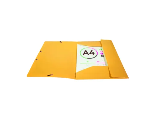 Elastomap OPAK PP 3klep A4 geel