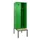 locker met bank,voor scheiding van kleding,HxBxD 2120x600x815mm,2vak