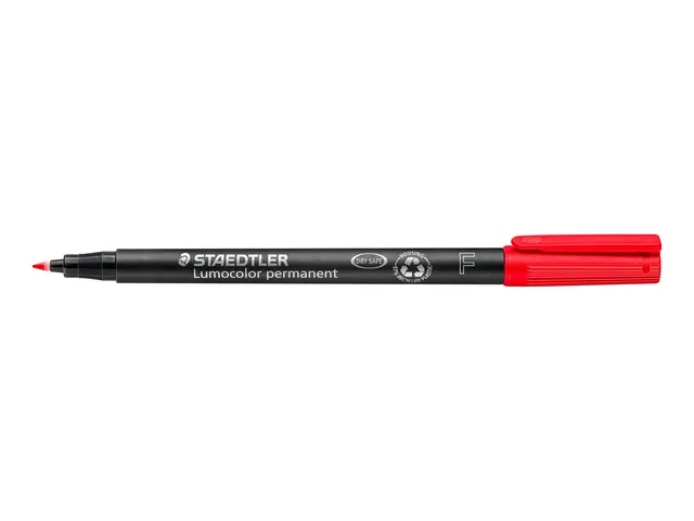 Viltstift Staedtler OHP Lumocolor 318 Fijn 0.6mm Rood