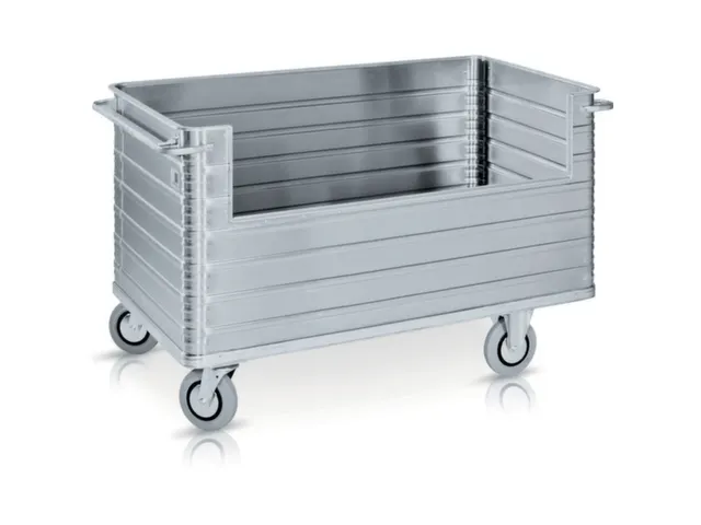 aluminium bakwagen,laadvl. LxB 1500x900mm,945l,HxLxB 980x1650x950mm