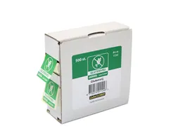 Voedseletiketten 86x33x89mm Aqualabel Glutenvrij Dispenser