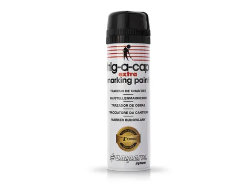 Markeerspray Voor Bouwplaatsen Zwart 500Ml