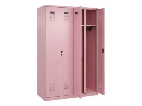 locker voor scheiding van kleding,HxBxD 1850x1200x500mm,4vak