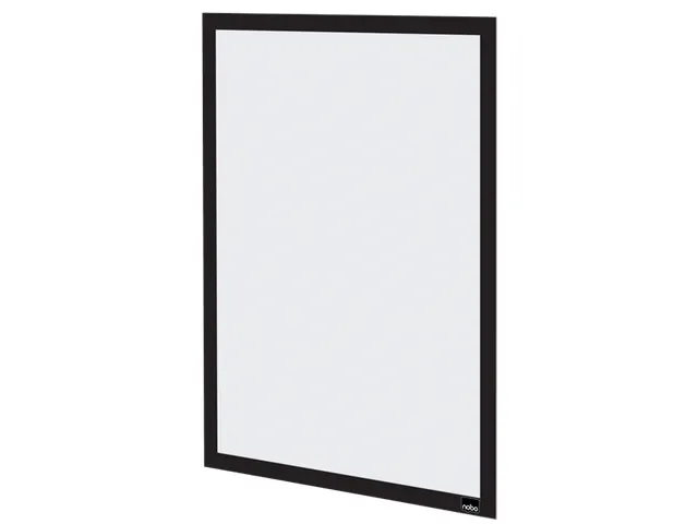 Infokader Nobo zelfklevend A3 zwart 2 stuks