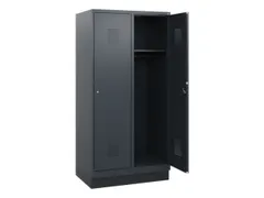 schoollocker,HxBxD 1630x800x500mm,2vak,vak B 400mm,cil.-slot,sokkel