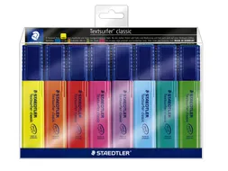 Markeerstift Staedtler 364 Textsurfer assorti 8 stuks