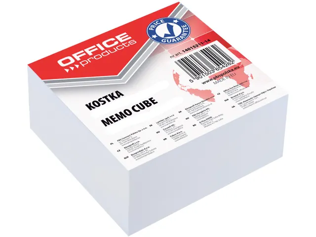 Memokubus 85x85x40mm wit