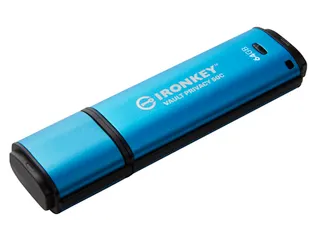 64GB USB-C IronKey Vault Privacy 50C AES-256 versleuteling, FIPS 197 - 4