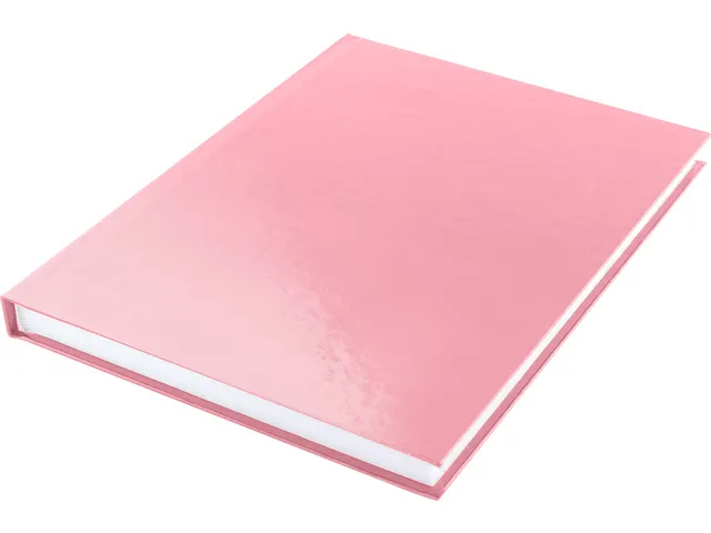 Dummyboek Kangaro A5 roze pastel hard cover 80 blad blanco 100 grams