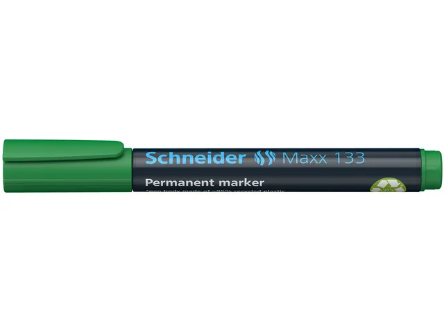 Marker Schneider Maxx 133 permanent beitelpunt groen
