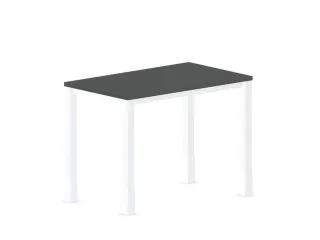 In hoogte verstelbaar bureau,HxBxD 720-840x1000x600mm,MS-donkergrijs - 2