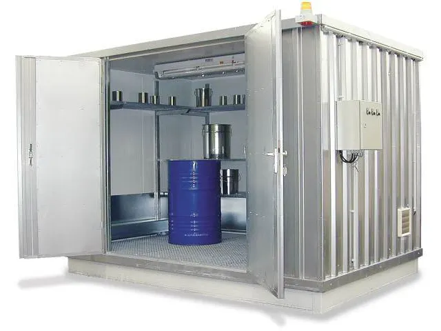 Conteneurs Pour Produits Dangereux Porte Double Battant Côté Long
