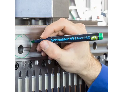 Permanent marker Schneider Maxx 130 rond 1-3mm assorti 4 stuks