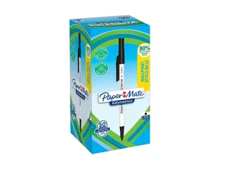 Balpen Paper Mate Kilometrico Recycled medium zwart - 2
