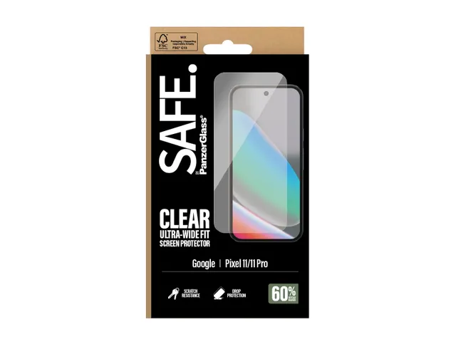 PanzerGlass SAFE. by Screen Protector Google Pixel 11 | 11 Pro | Ul