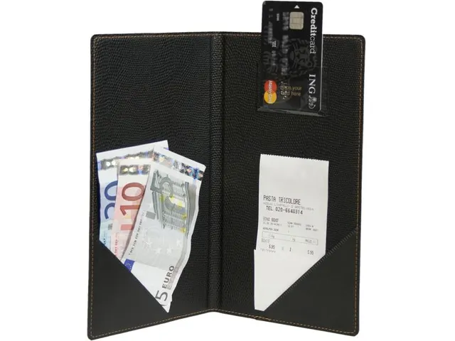 Betaalmap Securit Trendy 23 x 13 cm zwart lederlook