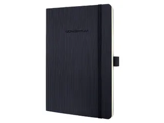 Notitieboek Conceptum A5 lijn CO321 softcover zwart - 1
