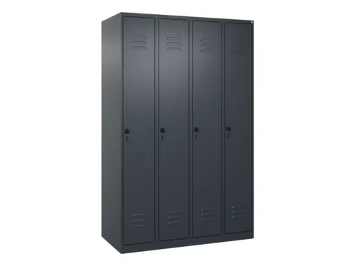 locker voor scheiding van kleding,HxBxD 1850x1200x500mm,4vak