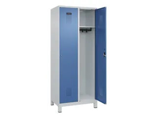 locker,HxBxD 1950x800x500mm,2vak,vak B 400mm,cil.-slot,voeten - 2