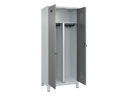 PBM-locker,HxBxD 1950x800x500mm,2vak,vak B 400mm,draaigrendel