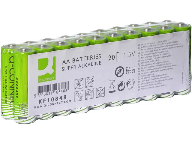 Q-connect AA batterijen Alkaline 20 stuks