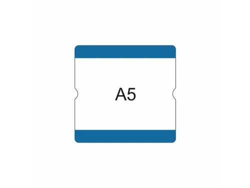 beschrijfbare hoes,markering HxB 216x231mm,PVC,blauw