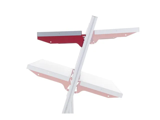 legbord,v. paktafel,BxD 1000x400mm,draagverm. 25kg,draagarmen,staal