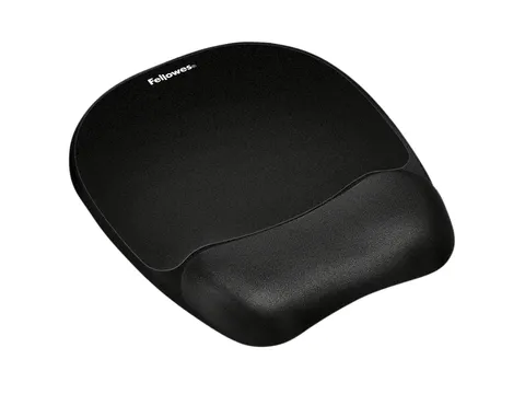 Muismat met polssteun Fellowes Memoryfoam zwart