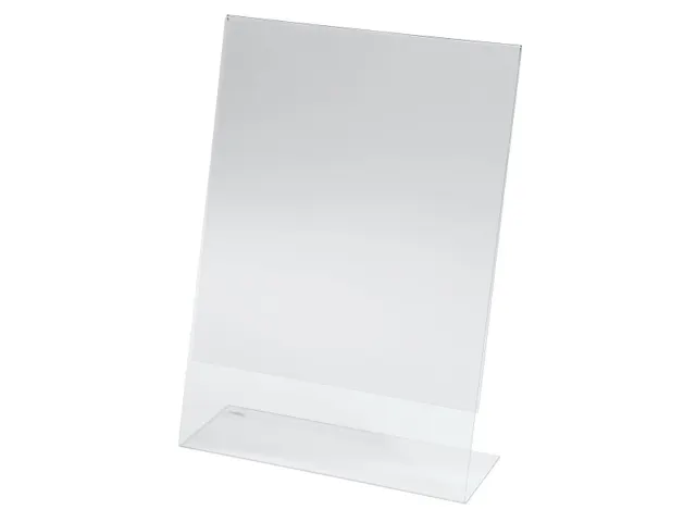 tafelstandaard Sigel glashelder A4 schuin