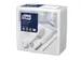 Serviette Tork Dinner 477554 2 épaisseurs pli 1/8 blanc 150 pièces