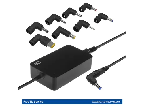 Laptop Oplader ACT Compact universeel 65W