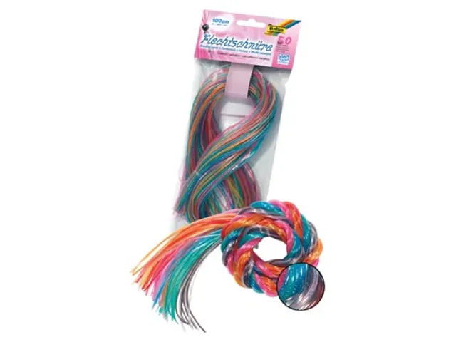 Scoubidou Draad Met Glitter, Pak Met 50 Draden