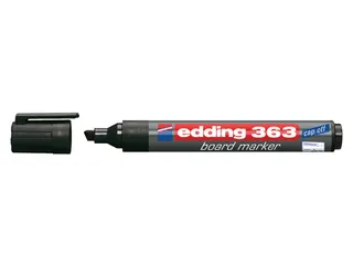 Viltstift edding 363 whiteboard beitel zwart 1-5mm - 1