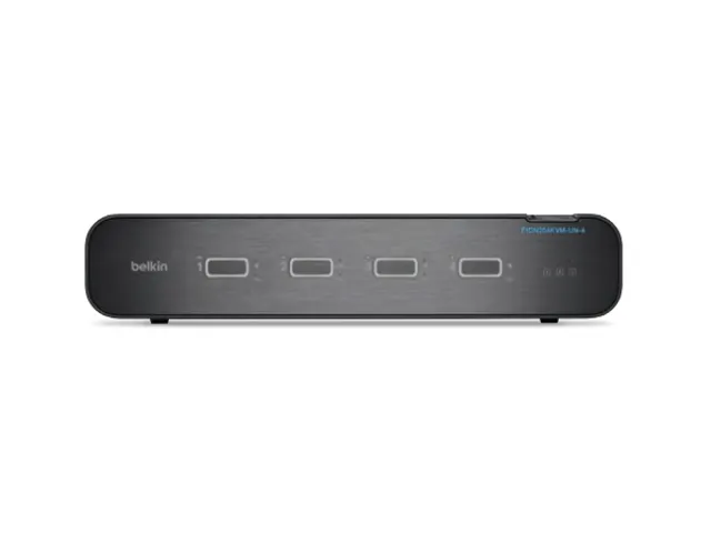 Belkin F1DN204KVM-UN-4 KVM-switch Rack Montage Zwart