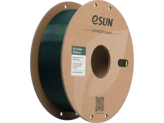 eSUN 3D printer Filament PLA-Clear 1,75mm Transparant Rainbow 1kg - 1