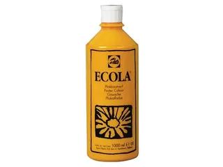 Plakkaatverf Ecola Flacon van 1.000 ml Geel - 1