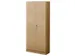 armoire de bureau,HxlxP 2004x800x420mm,4xsol en bois,poignée ondulée